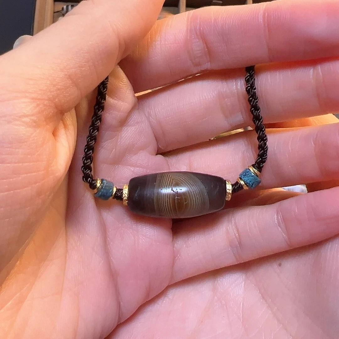 石英石纯铜锁骨链