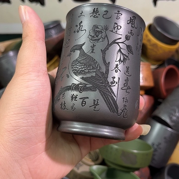茶杯紫砂全手工紫砂主人杯