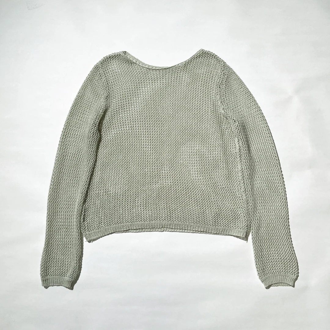 欧若风春夏新款舒适百搭洋气镂空防晒针织上衣WG252030