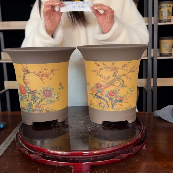 紫砂花盆紫砂花盆精品花盆