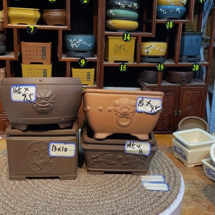 紫砂花盆紫砂花盆