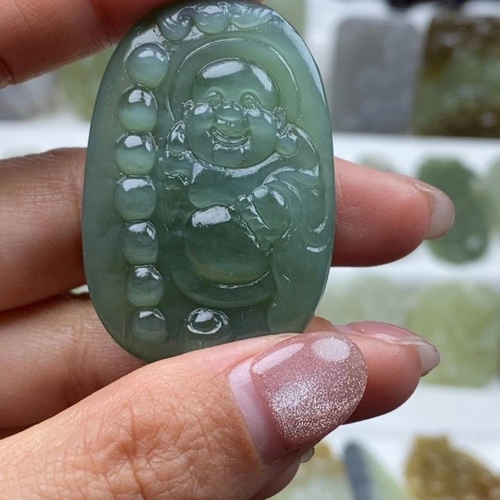 和田玉未镶嵌颈饰67