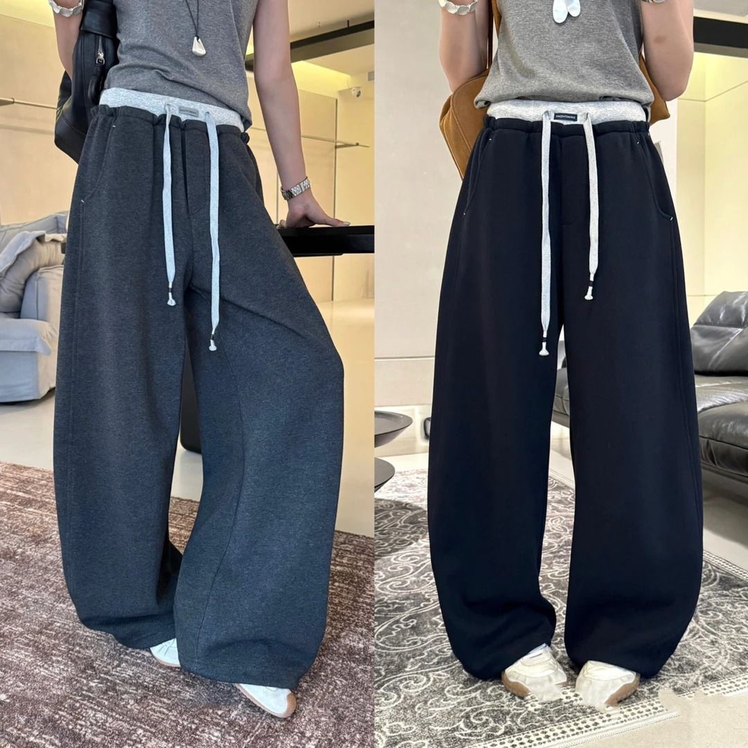 确确实实不一样的拼色弯刀卫裤！