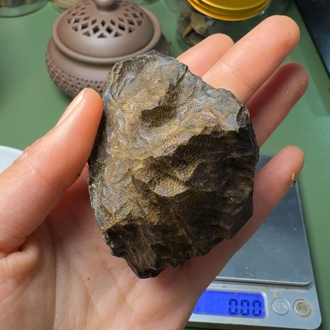 沉香手把件溏*爸海南天然棋楠包头块料16克