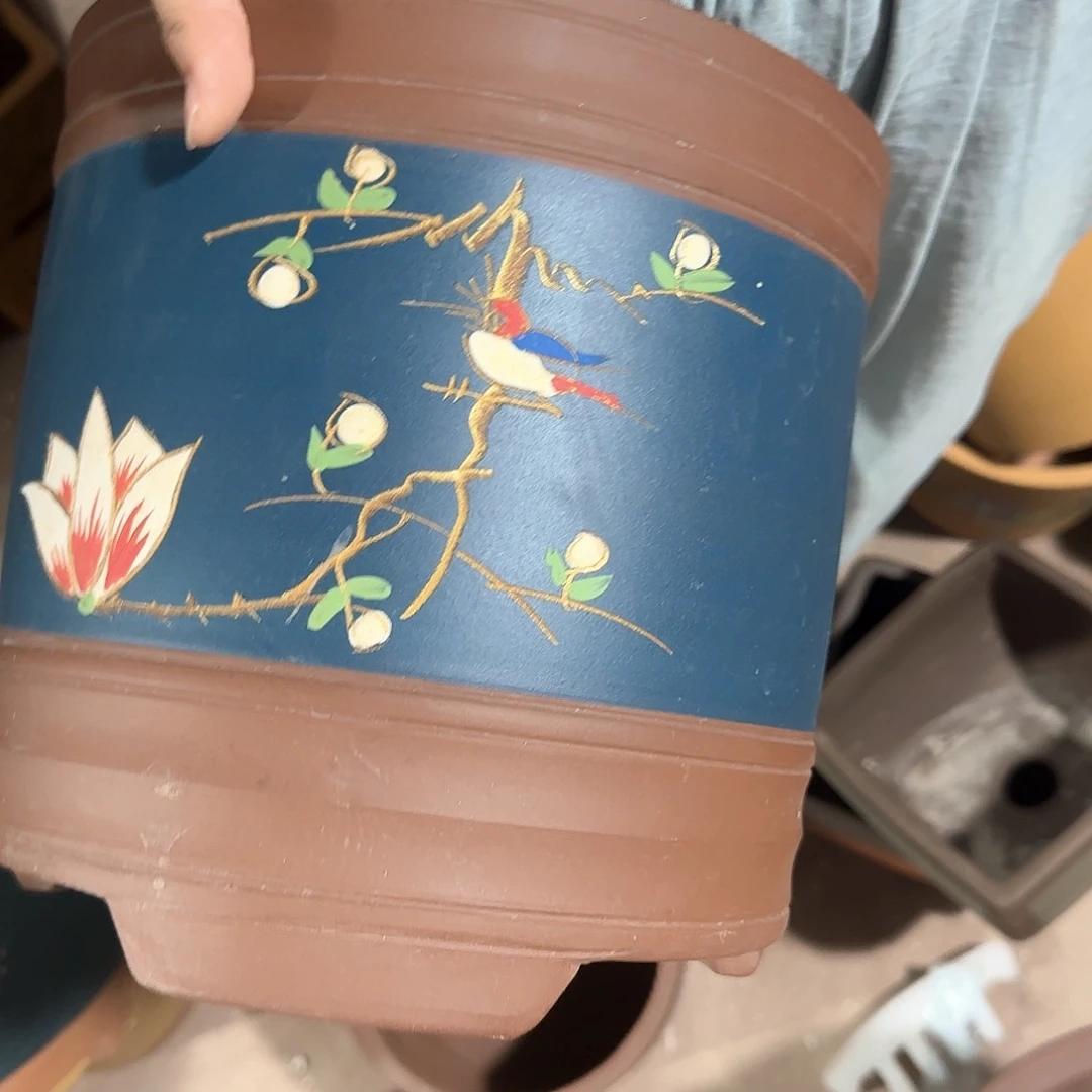 紫砂花盆口径口径16 18