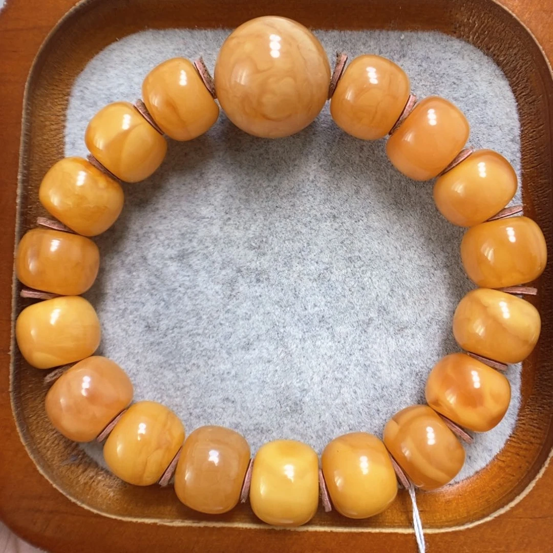 蜜蜡手串未镶嵌蜜蜡手串