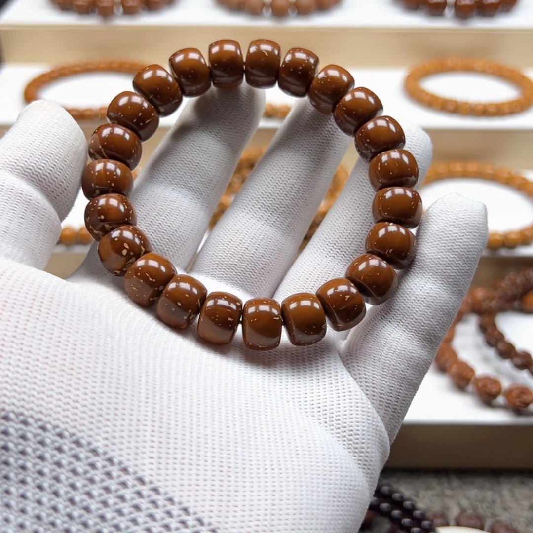 紫金鼠手串吕*实心鼠近13mm短轴手串