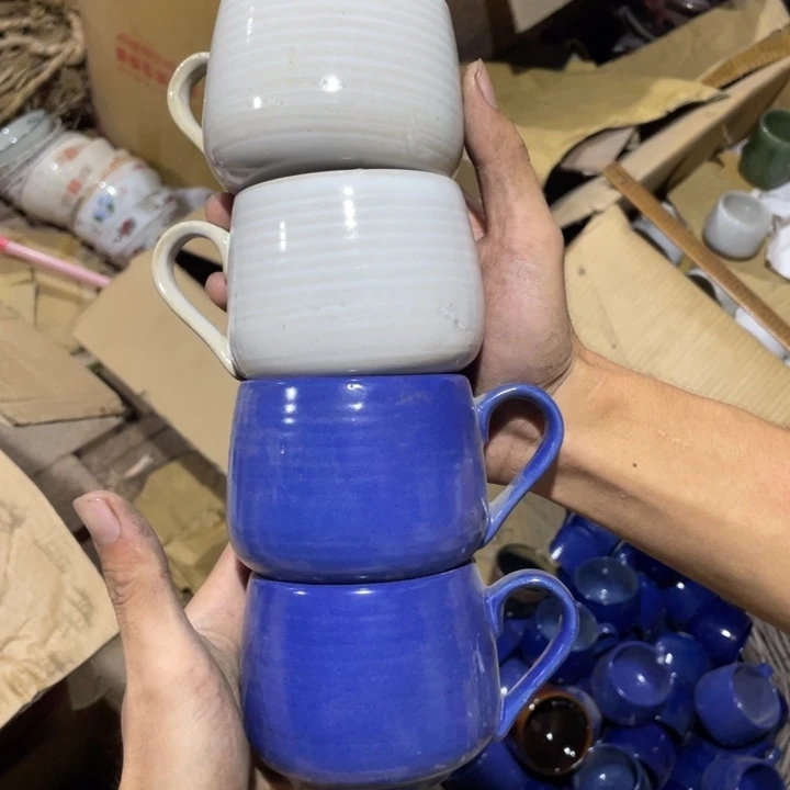 三***叶摆件陶瓷艺术摆件