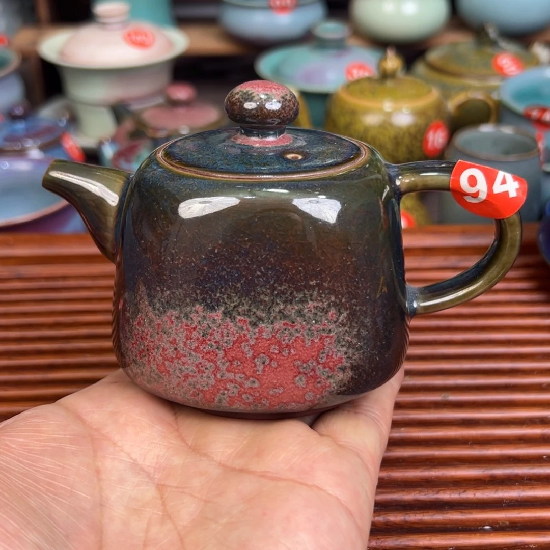 手工制作钧窑茶器