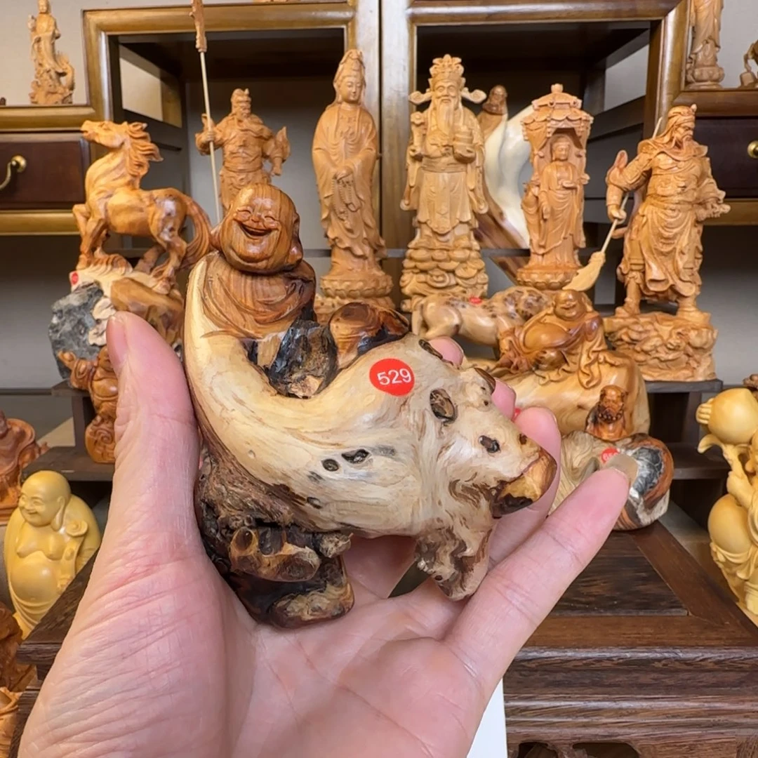 崖柏小木匠艺雕一物一拍