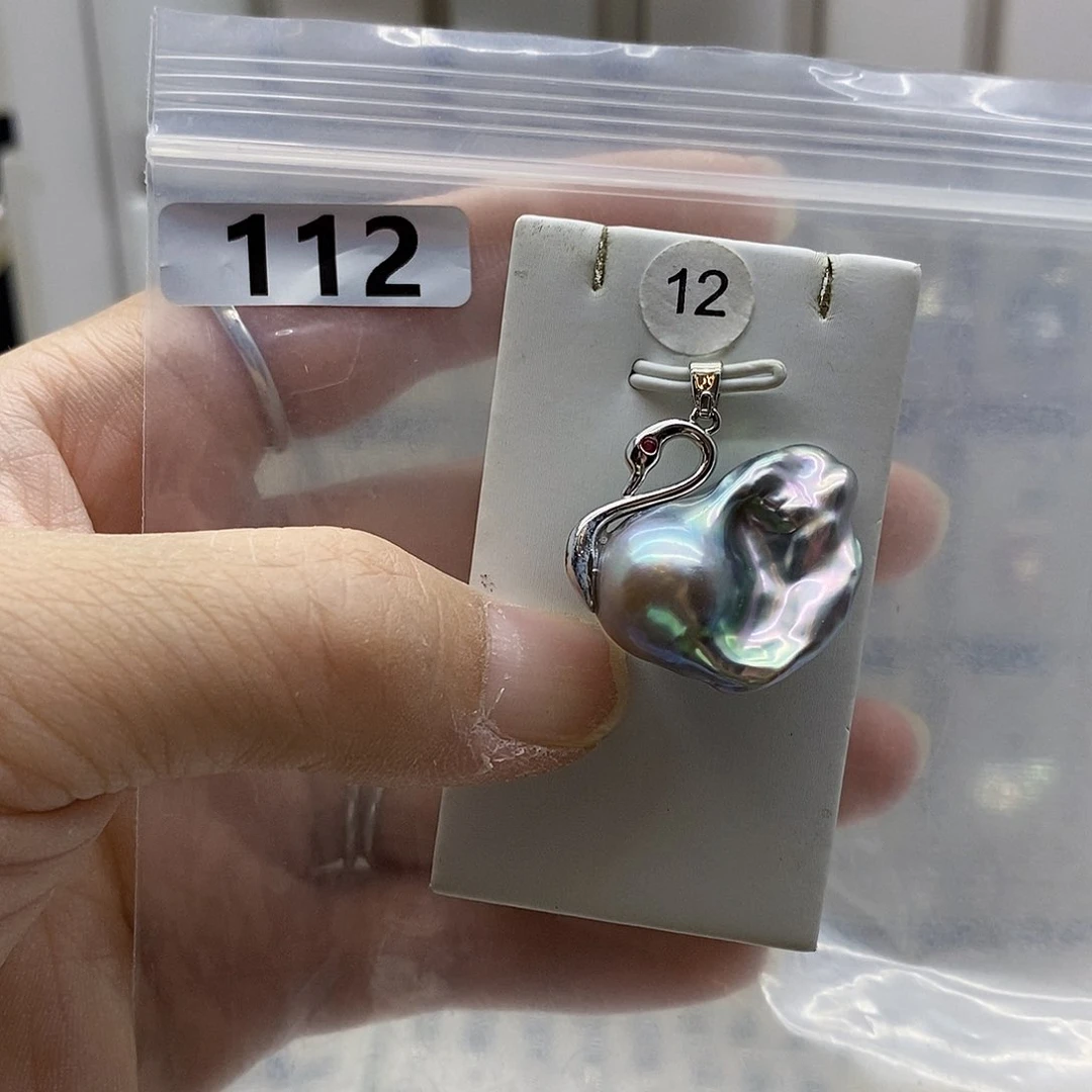 颈饰合金淡水珍珠