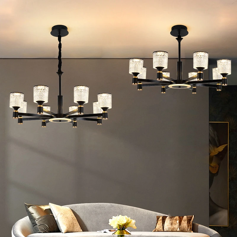 2024年新款中式客厅吊灯现代简约大气卧室餐厅大厅主灯具全屋套餐