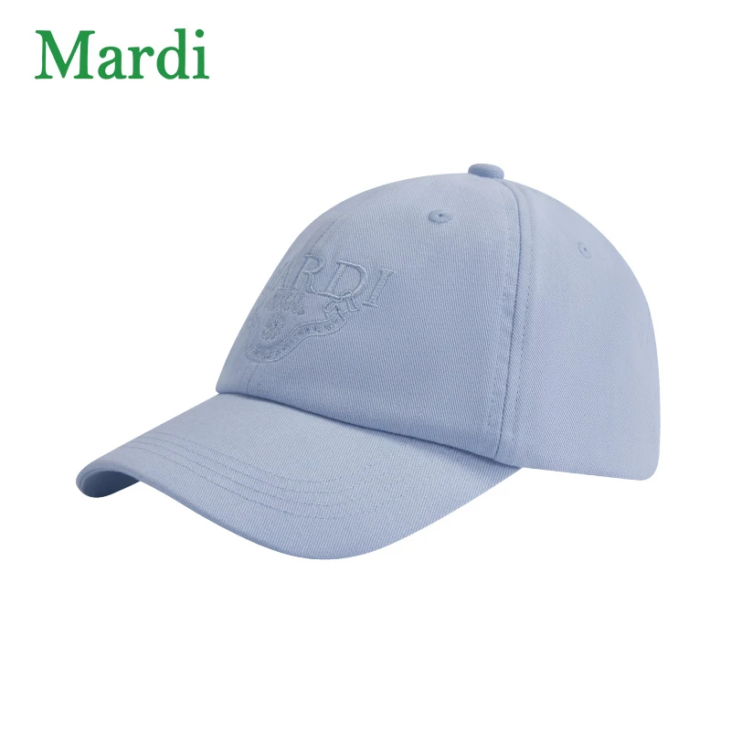 Mardi【商场同款】徽章刺绣鸭舌帽棒球帽学院复古新帽子MMZ2522099