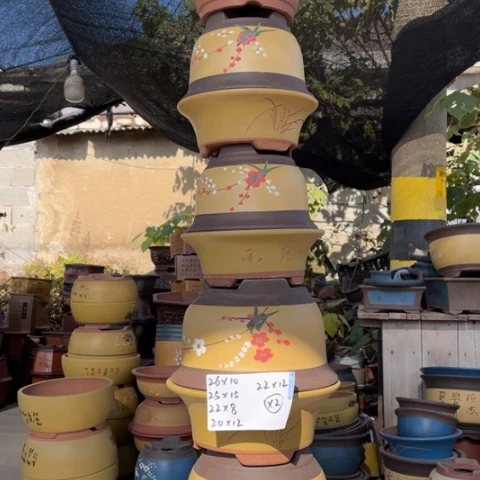 花盆紫砂特价包邮送盒