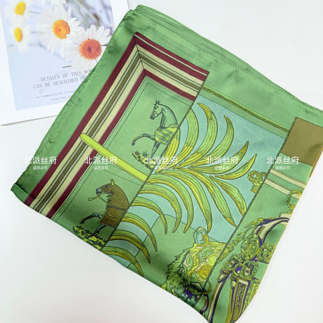 【小马椰椰】春夏时尚百搭经典时尚气质方巾70*70