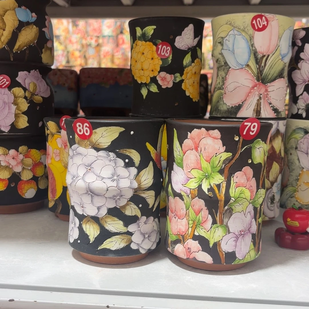 景德镇手绘花盆陶瓷9/13