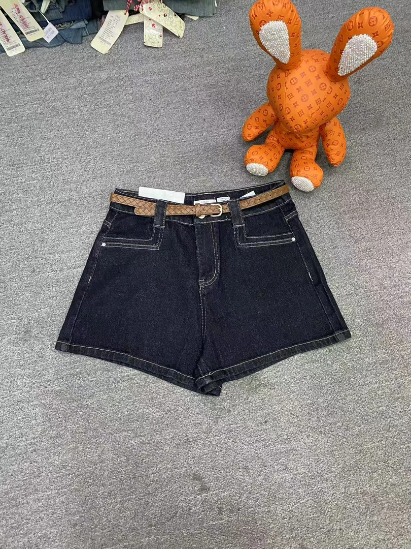 8526 弹力黄金黑短裤