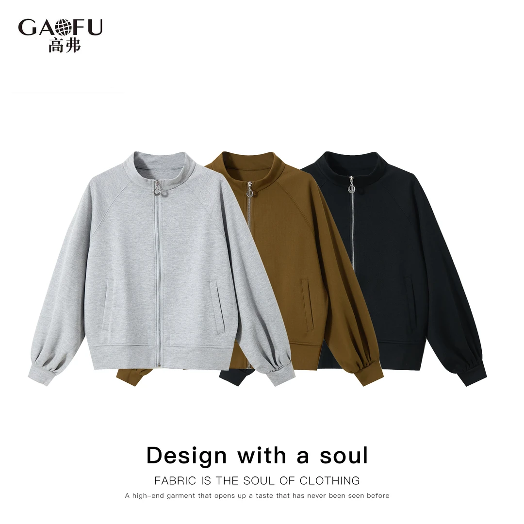 高弗/GAOFU 【专柜直发】‘’320克斜纹新绒棉‘’插肩袖秋装外套女A689