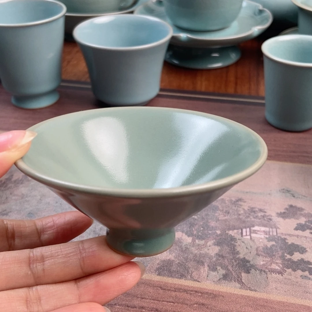 摆件原产地原矿汝瓷～茶器
