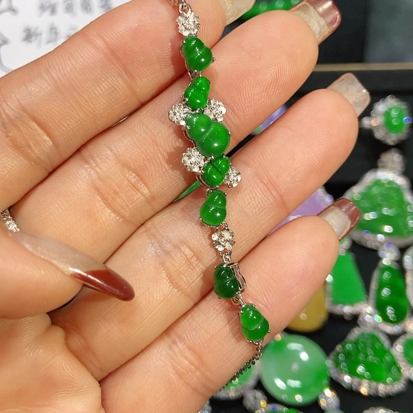 【闪购商品】翡翠手链未镶嵌天然翡翠