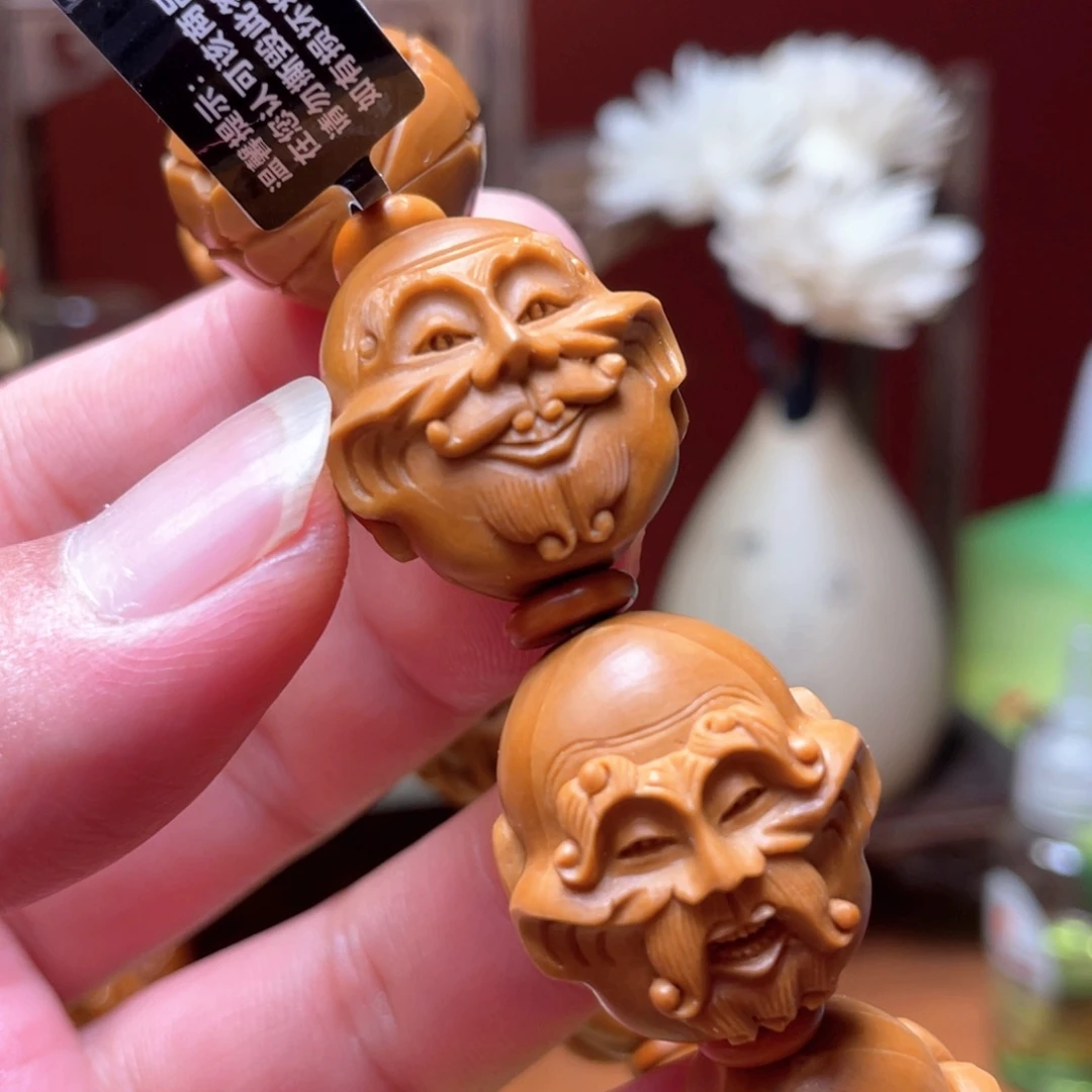 石***头橄榄核手串/手链I派十八罗汉