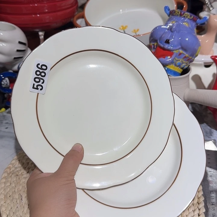 瓷片微瑕陶瓷满15包邮5986