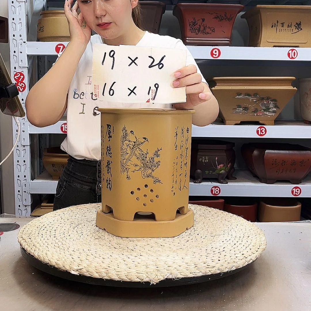 紫砂花盆紫砂花盆