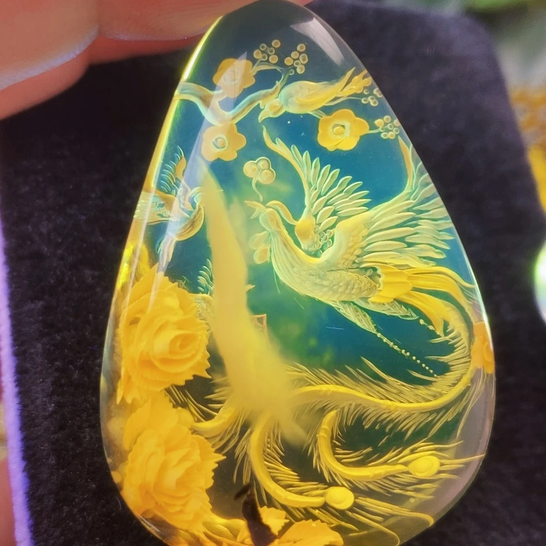 【闪购商品】金珀吊坠(不含链)未镶嵌