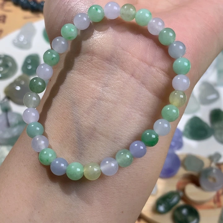 未镶嵌定制翡翠手串