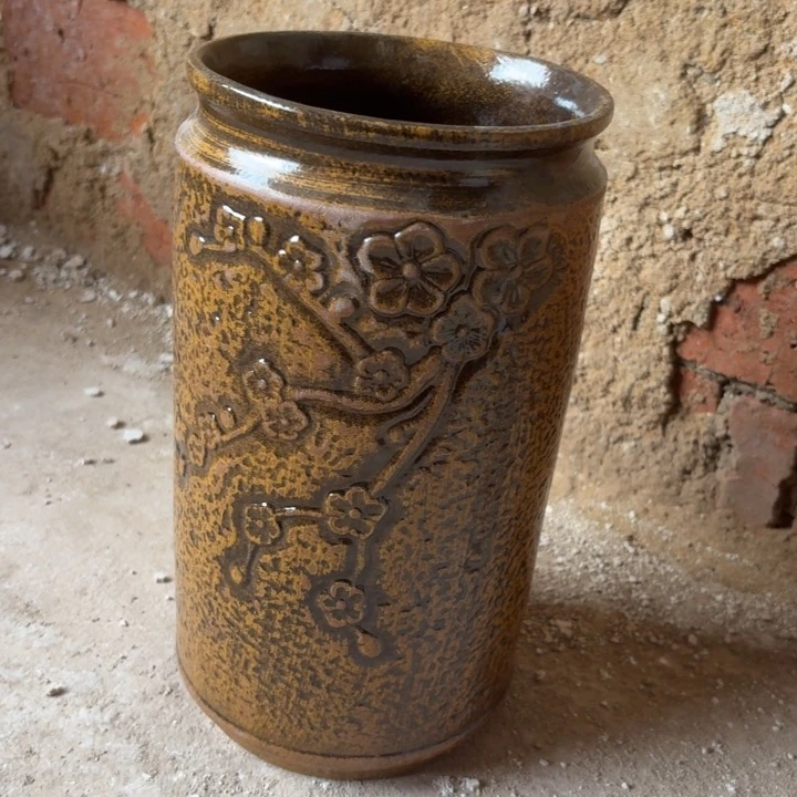 紫砂花盆口径15/29微瑕