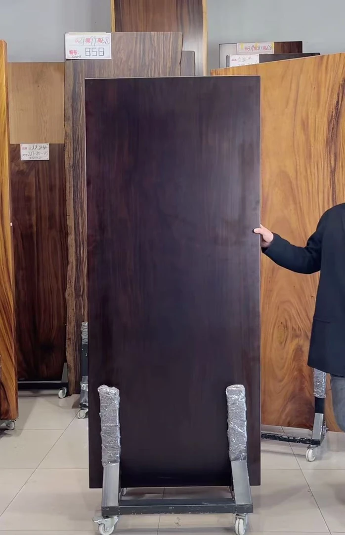 乌金木长200宽85厚6.5 整木 乌金木 整板实木大板茶桌办公桌