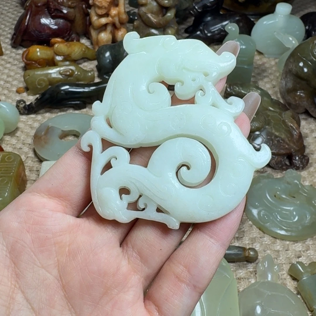 白玉菩提吊坠挂件