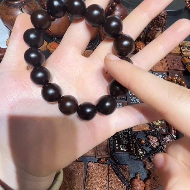 枣木1.5玉化手串高货