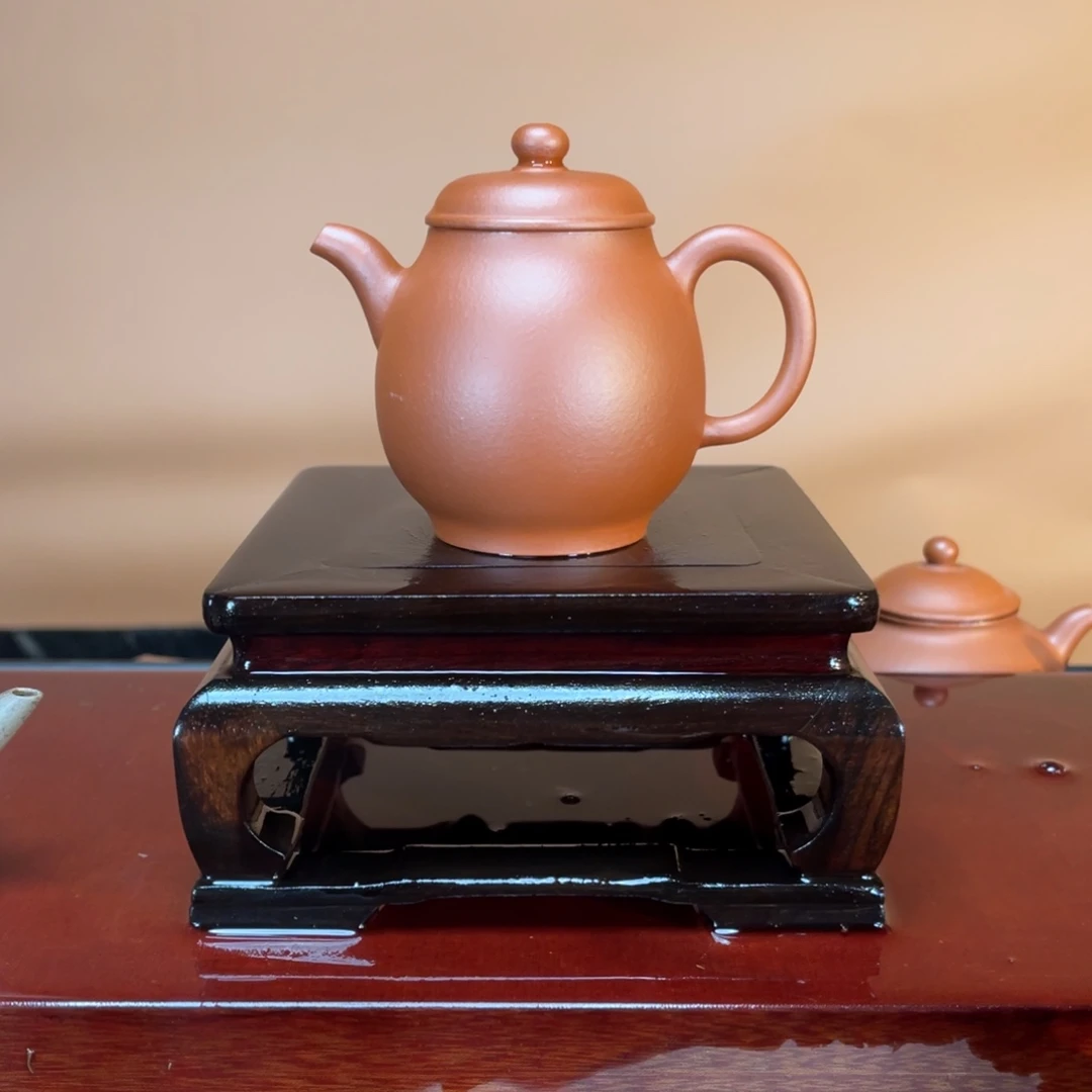 紫砂茶壶高端180cc红泥茶器