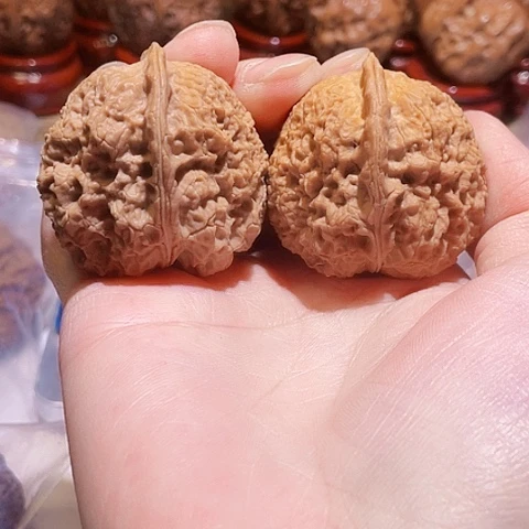 文玩核桃把件金刚佛手带彩41
