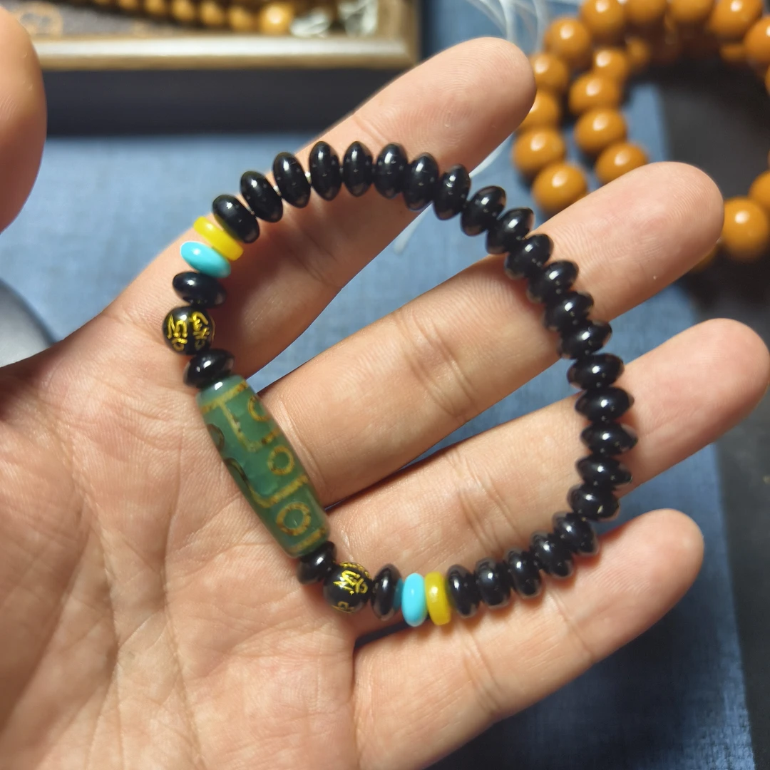 石英石手链 九眼天珠手链