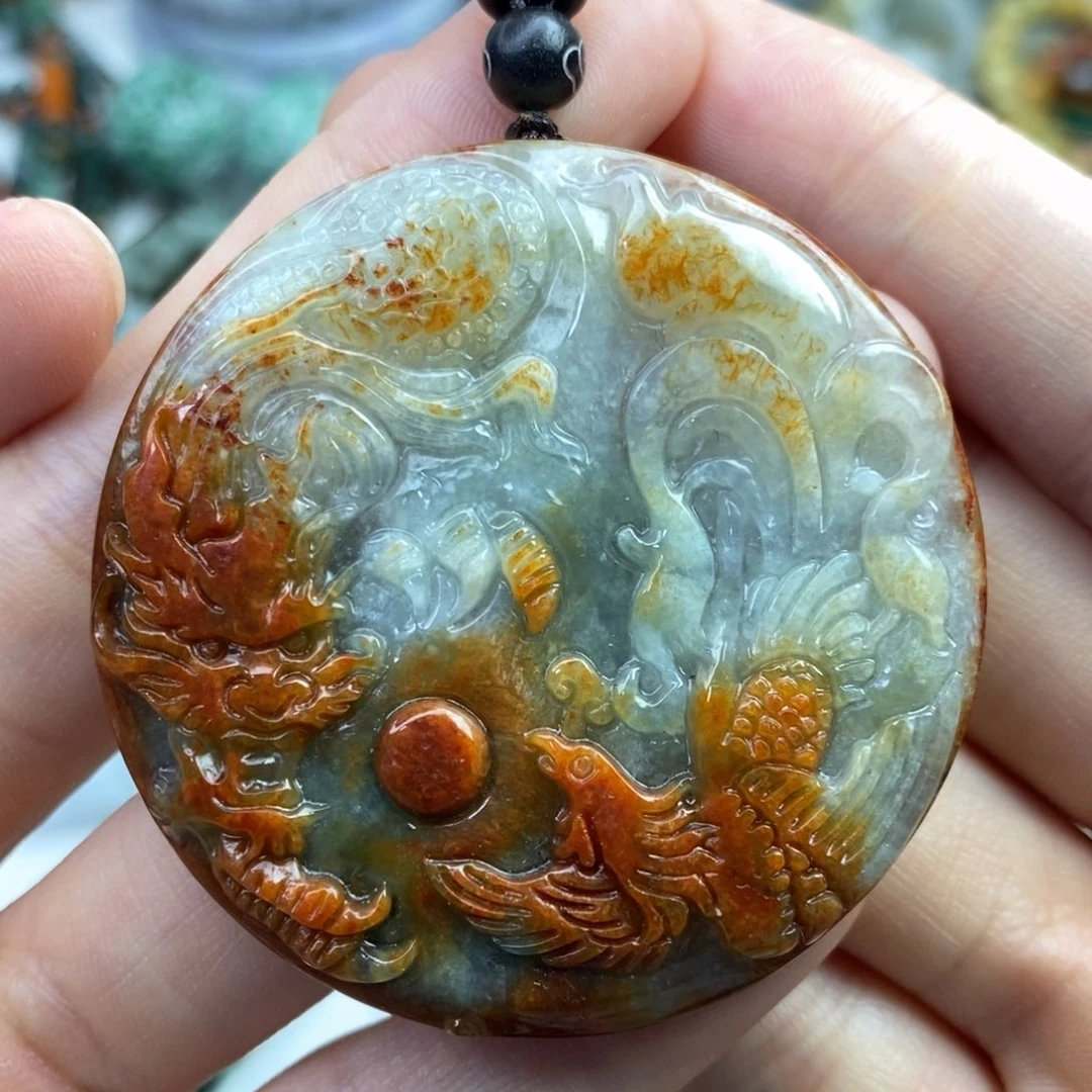 翡翠未镶嵌颈饰吊坠