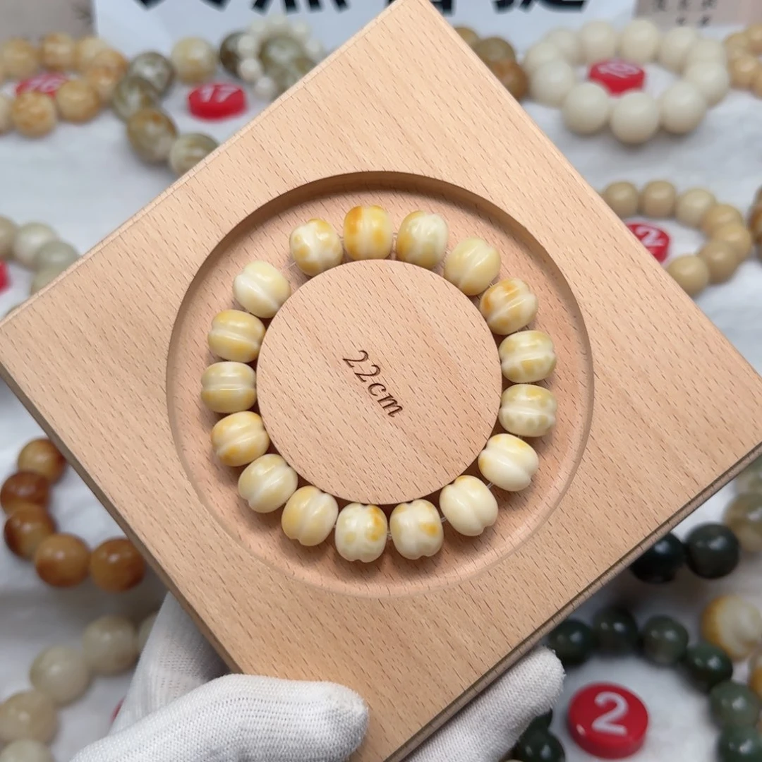 吊坠白玉菩提卡14手工干磨汉堡包