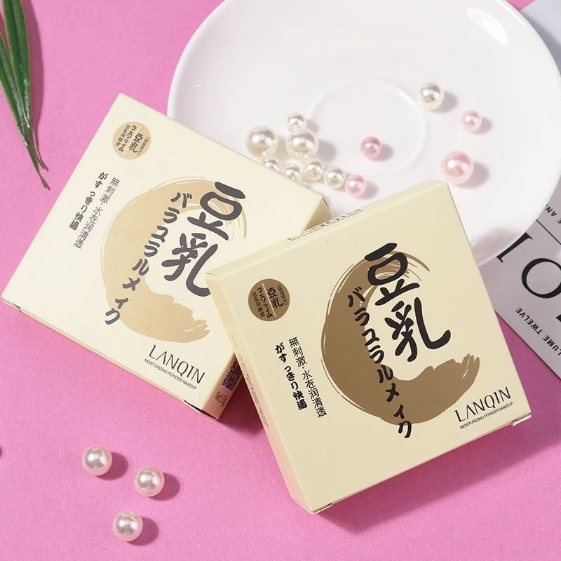 豆乳日系粉饼散粉定妆防水修容持久不掉妆控油隐形毛孔学生蜜粉