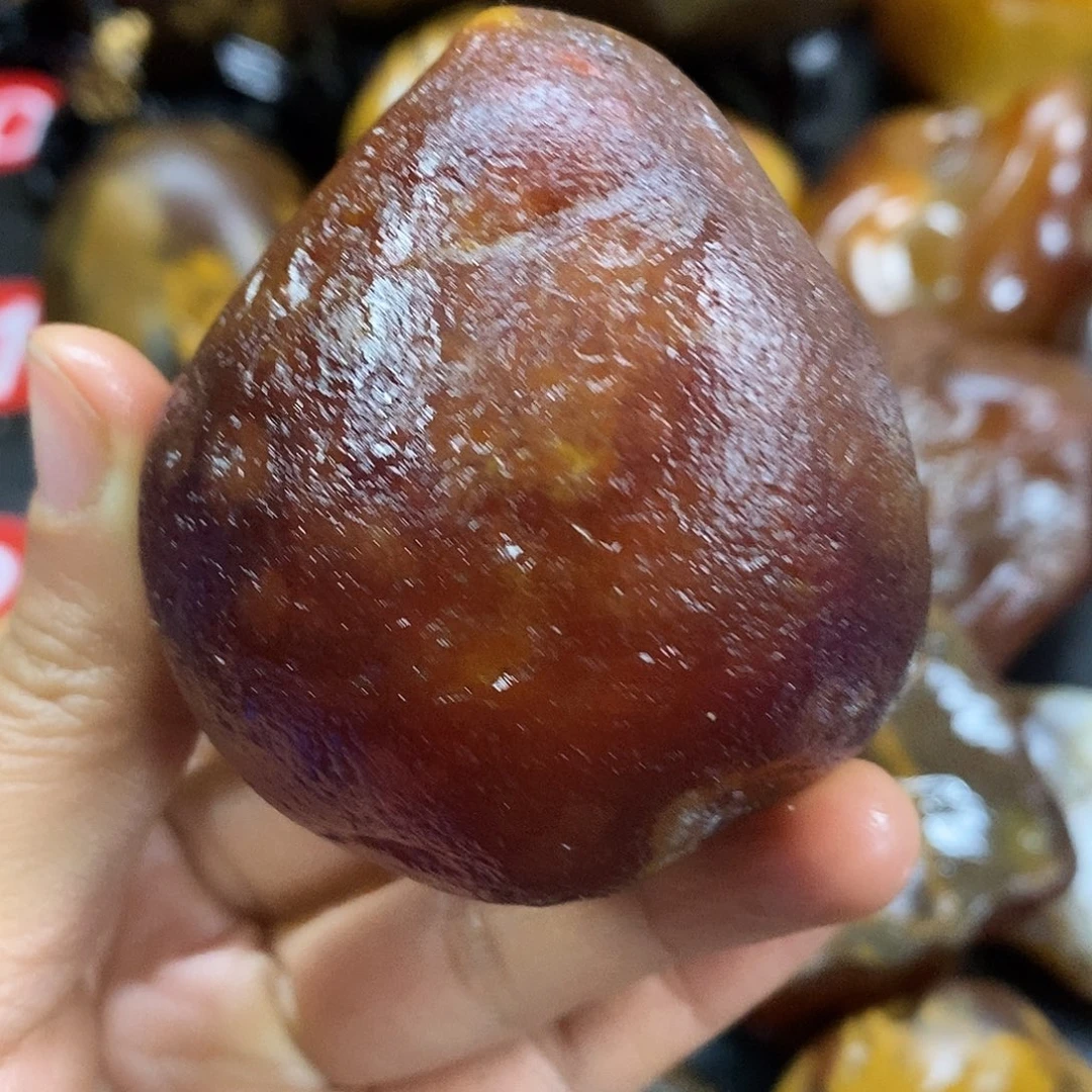 玛瑙/玉髓未镶嵌手把件