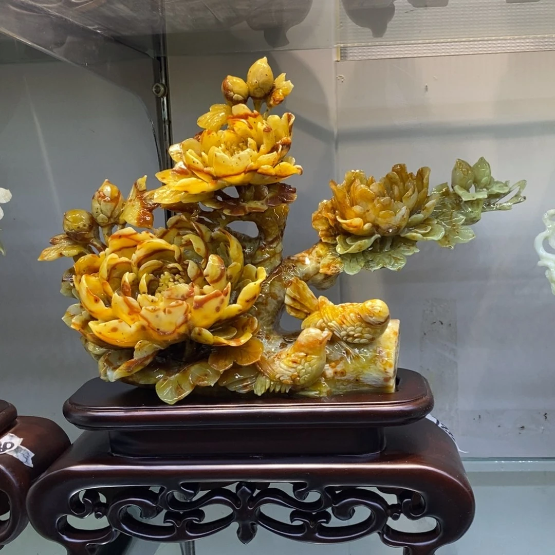 【闪购商品】玉家居摆件手工雕刻