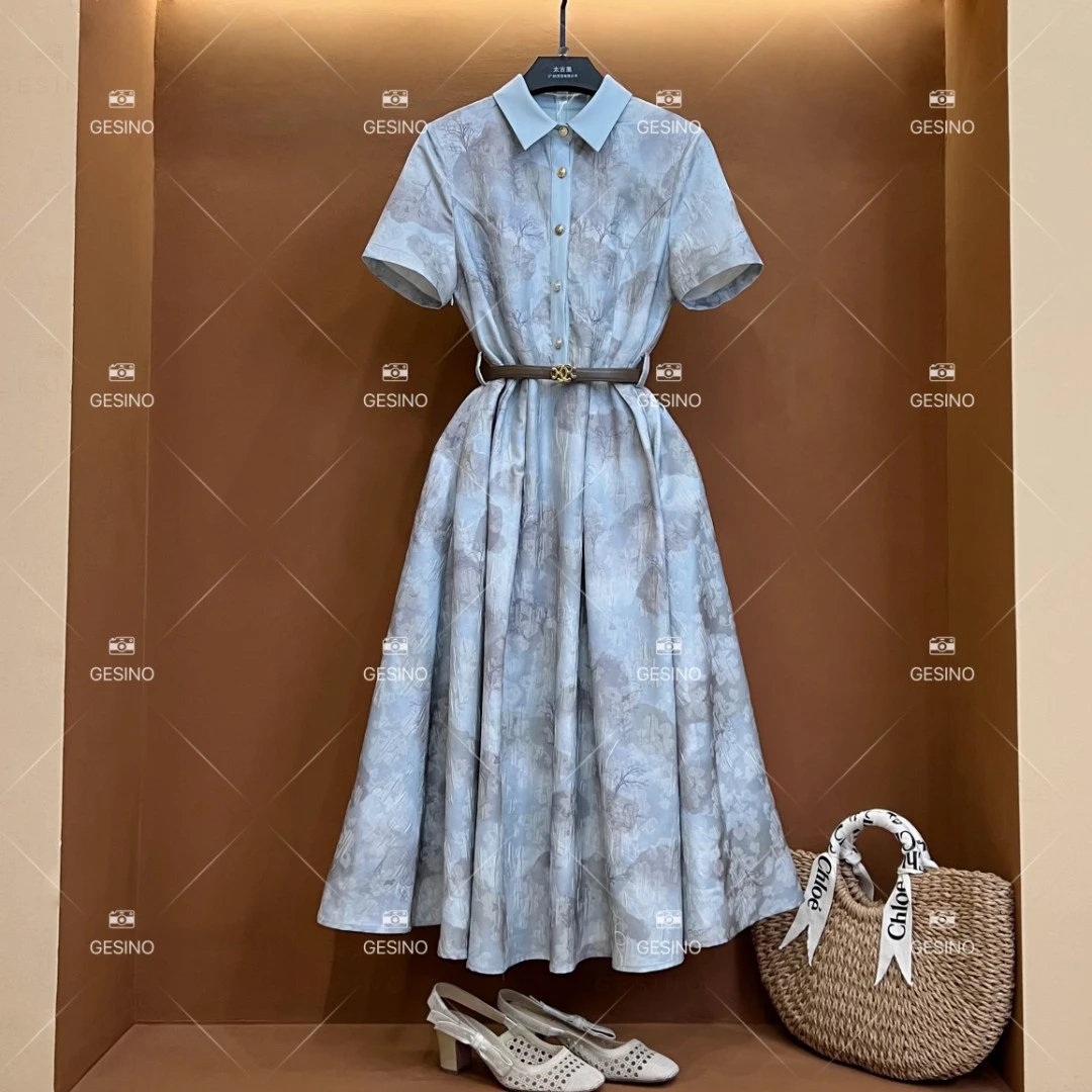 【露】春夏丨设计师款轻奢气质女装连衣裙 CX-2024221