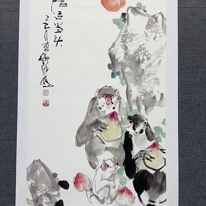 国画书画作品多次