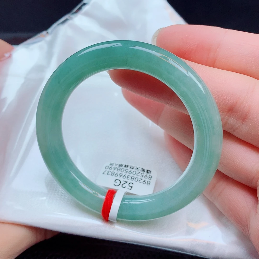 翡翠手镯未镶嵌天然缅甸翡翠A货手镯