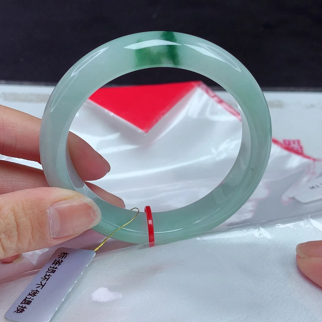 翡翠手镯未镶嵌57圈048