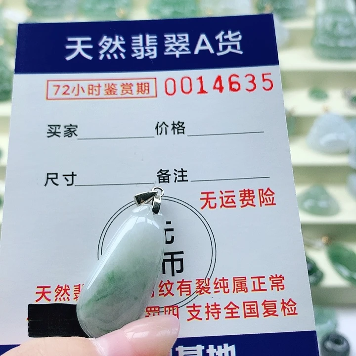 颈饰未镶嵌翡翠吊