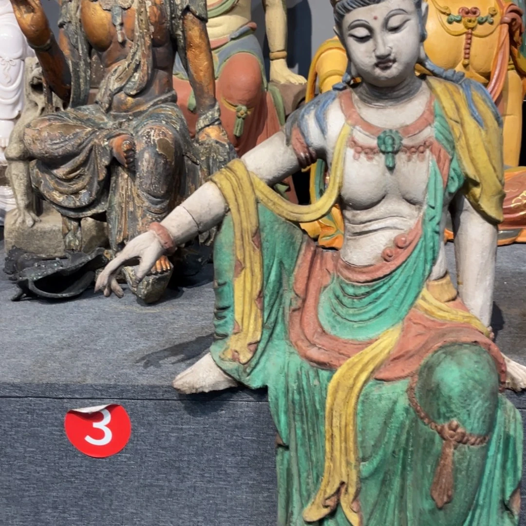 要***瘦木水月观音高度50厘米