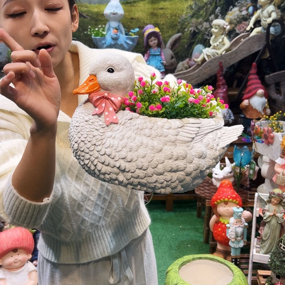 花园摆件红红火火