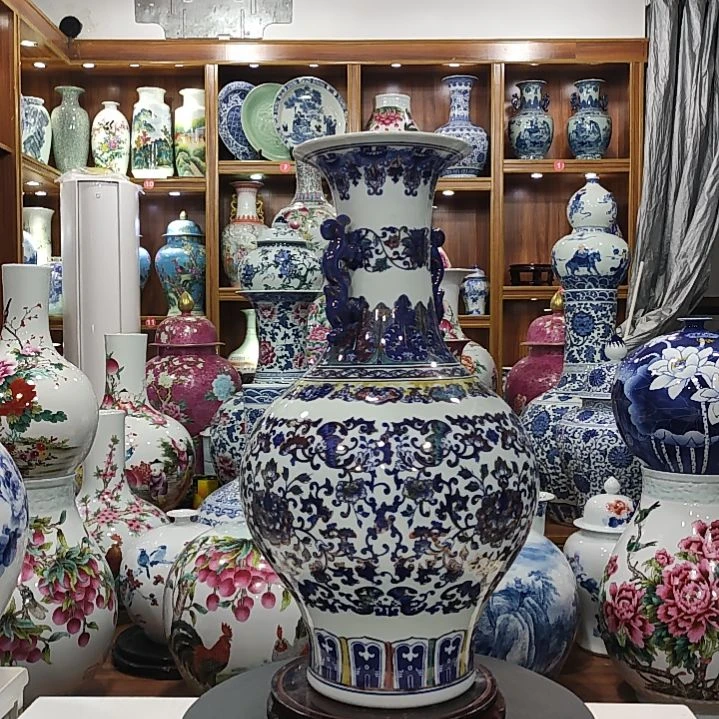 瓷片景德镇陶瓷花瓶子