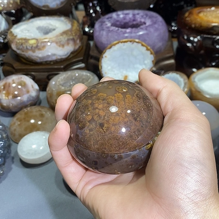 摆件紫晶未镶嵌聚宝盆